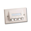 Mini-Com Classic Series Sloped Faceplates with Label and Label Cover
