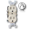 Duplex Receptacle, All Screws Backed Out, Contractor Pack