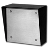 Black Surface Box 5x5 with Blank Aluminum Panel