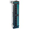 Clarity 5E Modular to 110 High Density Mini Patch Panel with Six-Port Modules