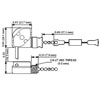 Compact, Single Circuit Single Pull Chain Switch