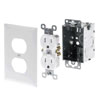 AC Power Kit (Electrical Box, White Duplex Receptacle, White Faceplate)