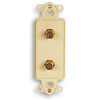 Decorex Type-F Duplex Coaxial Connector