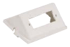 front-loading faceplates, infin-e-station, modular faceplates, hubbell face plates