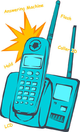 cordless phone guide, digital answering machine, cordless phone batteries, cordless phone headset