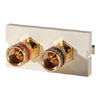 Series II, Binding Post, Pair, Fog White