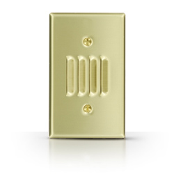 1-Gang Louvre Horizontal Box Mtg. Device Louvre Wallplate