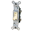Quickwire and Side Wired Framed Single-Pole Toggle Quiet Switch