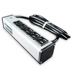 Compact Plug-In Outlet Center with Five Outlets