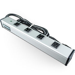 Legrand - Wiremold Compact Plug-In Outlet CenterŽ with Four Outlets