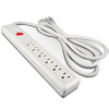 Compact Plug-In Outlet Center with Six Outlets and Plastic Housing