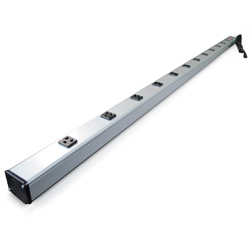 Industrial 72 Inch Plug-In Outlet Center with 12 Outlets and Switch