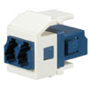 Netkey Keyed F Duplex LC Adapter Module with Zirconia Split Sleeves