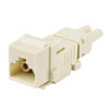 NetKey Opti-Crimp FJ 62.5/125um Duplex Multimode Jack Module with Phosphor Bronze Split Sleeves