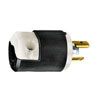 15 Amp 125V Black and White Locking Plug - Industrial Grade (Grounding) L5-15P