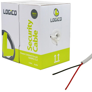 Security Alarm 18/2 Stranded Control Cable 500ft