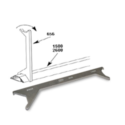 Legrand - Wiremold 1500 and 2600 Series Steel Pancake Overfloor Raceway Cover Removal Tool