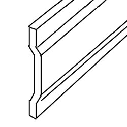 Legrand - Wiremold 6000® Series 5' Raceway Divider