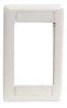 front-loading faceplates, infin-e-station, modular faceplates, hubbell face plates