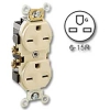 Side Wired 15Amp 250V Duplex Receptacle