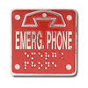 Braille Emergency Plate