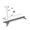 1500 and 2600 Series Steel Pancake Overfloor Raceway Cover Removal Tool