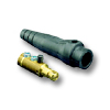 18 Series - Male Ball Nose Double Set Screw Plug Connector and Insulator 400 Amp Max.