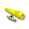 18 Series - Male Ball Nose Crimped Plug Connector and Insulator 220 Amp Max.