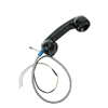 Armored Cord Handset with Internal Steel Lanyard and Swivel