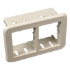 CM Ortronics TracJack 2A Mini Adapter Mounting Bezel, Ivory (Package of 5)
