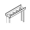 Rack Top-Mount Cable Trough for 3