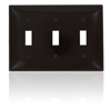 Commercial Grade Nylon Wallplates 3-Gang