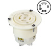 30 AMP, 120/208V, Locking Flanged Outlet with Grounding