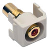 Snap-Fit Recessed RCA Pass-Through Connector