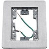 Rectangular Flat Flange, 1-Gang, Aluminum