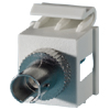 1-ST Fiber Keystone Module, Fog White