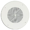 8 Inch Cone Loudspeaker Assembly with 6 oz. Magnet and Recessed Volume Control, Bright White