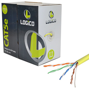 Cat5e UTP 24 AWG 350 Mhz Copper Riser Cable 1000ft