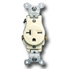 Side Wired 20A 250V Single Receptacle