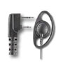 Medium Duty Lapel Microphone, Defender for Kenwood and Relm Radios