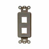 2-Port Outlet Frame Unloaded (Package of 10)