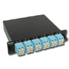 24 Fiber LC-Duplex Multimode MPO Cassette 10G