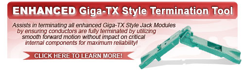 Panduit Enhanced Giga-TX Style Termination Tool