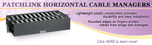 Panduit PatchLink Horizontal Cable Managers