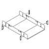 Four Post Rack Adjustable Equipment Shelf