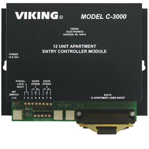 Apartment / Office Entry System Controller for Up To 2 Entrance Locations