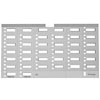 Partner Designation Paper Strip for 34 Button Display Partner Euro Style Series 1