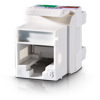 Category 6 Keystone Jack, Cloud White