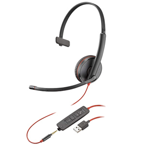 Blackwire C3215 Monaural Headset USB-A
