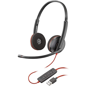 Blackwire 3320 Microsoft USB-A Binaural Headset